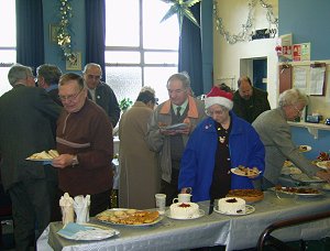 The event started with a buffet