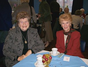 Doris Ashfield with friend