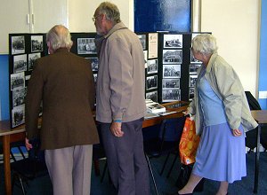 George Phillpott and Ted and Joan Garbett