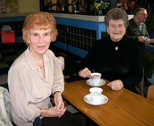 Doris Ashfield on the right and Mavis Johnson