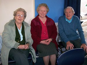 Lillian Richards, with Mary Langston and her brother-in-law, Ron Langston.