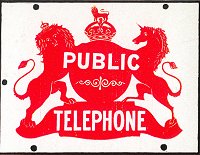 Public Telephone Sign