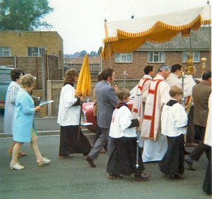 The priest with more altar servers