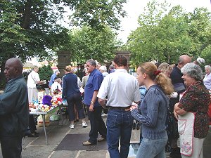 And the stalls continued to do a roaring trade.