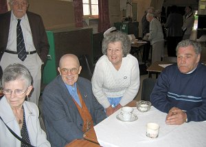 Reg Aston  Jim Speakman Ruth Speakman and John Elwell.