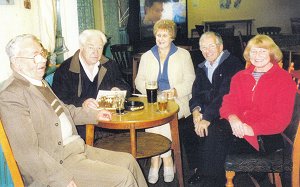 Harold Pearson (Blast Furnace Manager at the former Bilston Steel Works),  Mr & Mrs Roy France and Mrs & Mrs Hammond. Mrs Hammond (Olga)