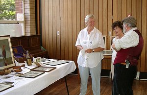 Derek Simpkiss with Barbara Richards and Sylvia Horton